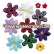 Cheap flower embroidered patches felt patch